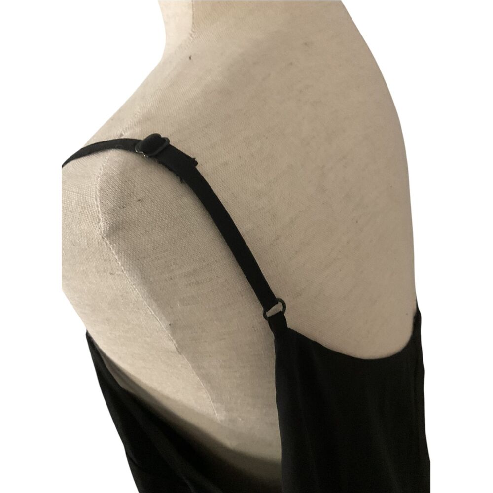 Tahari Black Cami Mesh Lined Tank Size XL - Picture 8 of 13